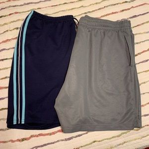 Mens athletic shorts (2 pair)